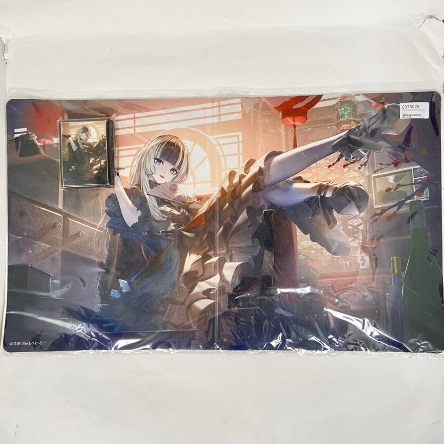 ホロライブ 儒鳥風亭らでん スリーブ プレイマット hololive u_u