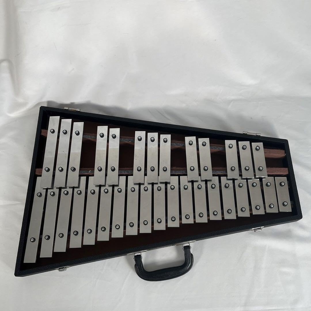ハードケース付き グロッケン 鉄琴 ブロック 25音 ハードケース付き