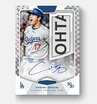 Amazon.co.jp: 2024 Topps 50/50 大谷翔平 10パック入りボックス (2024