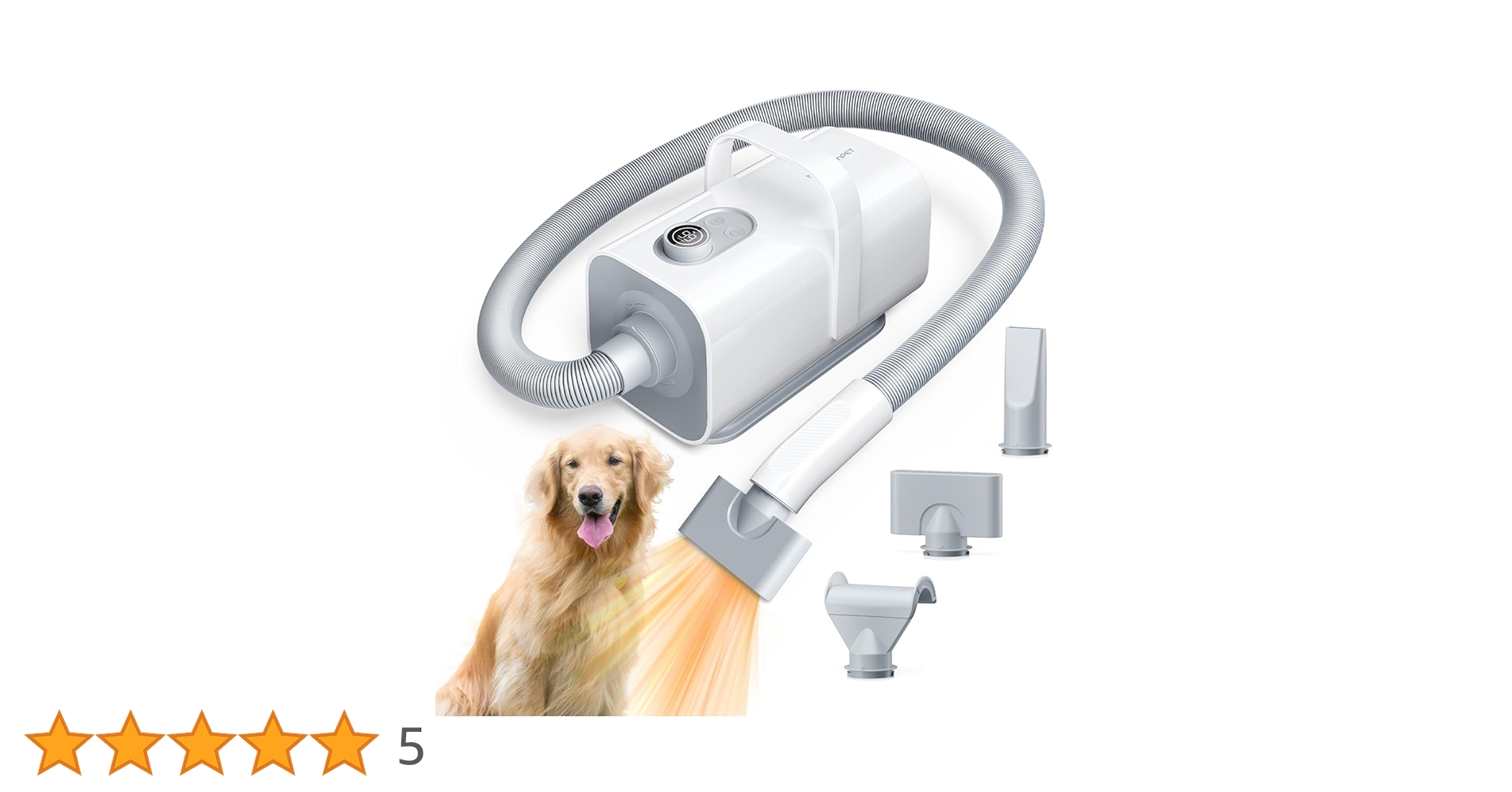 runpet ペット用ドライヤー ホワイト runpet ペット用ドライヤー