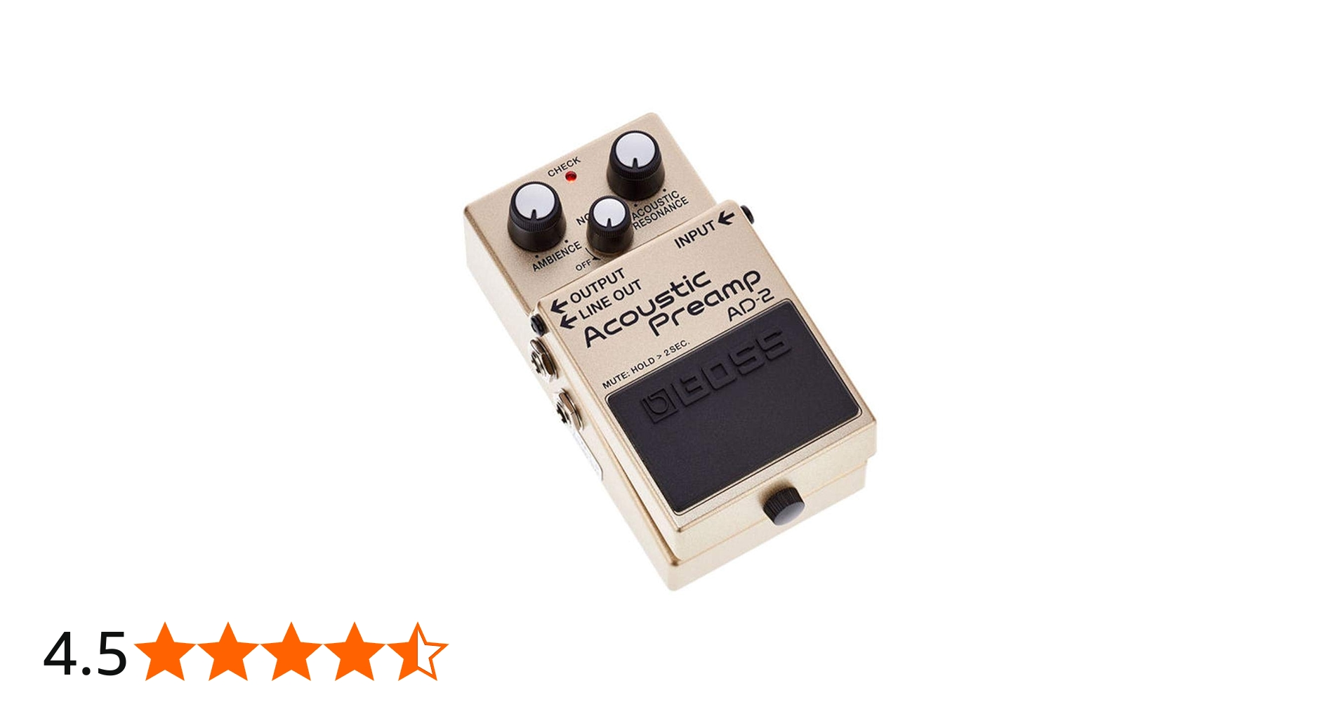 Amazon.co.jp: BOSS ボス アコースティックプリアンプ AD-2 コンパクト