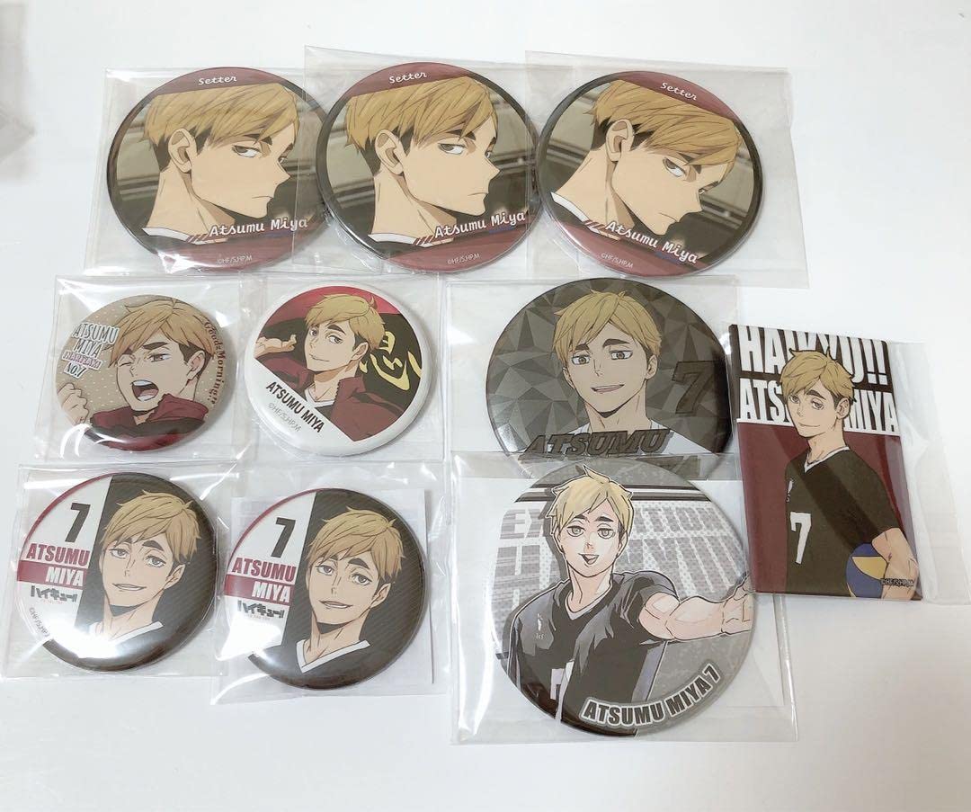 ハイキュー!! 宮侑 チューガク 缶バッジ 28点 ハイキュー!! 宮侑