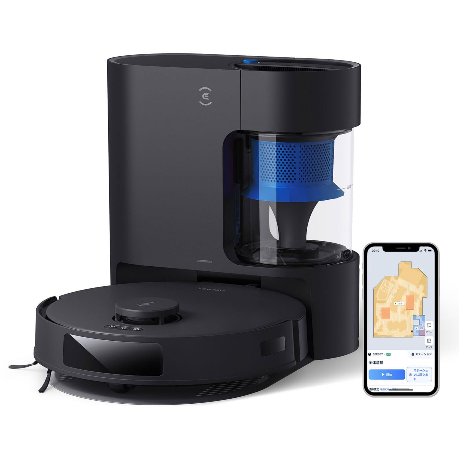 Amazon | 【サイクロン式】 ECOVACS(エコバックス) DEEBOT N20 PLUS