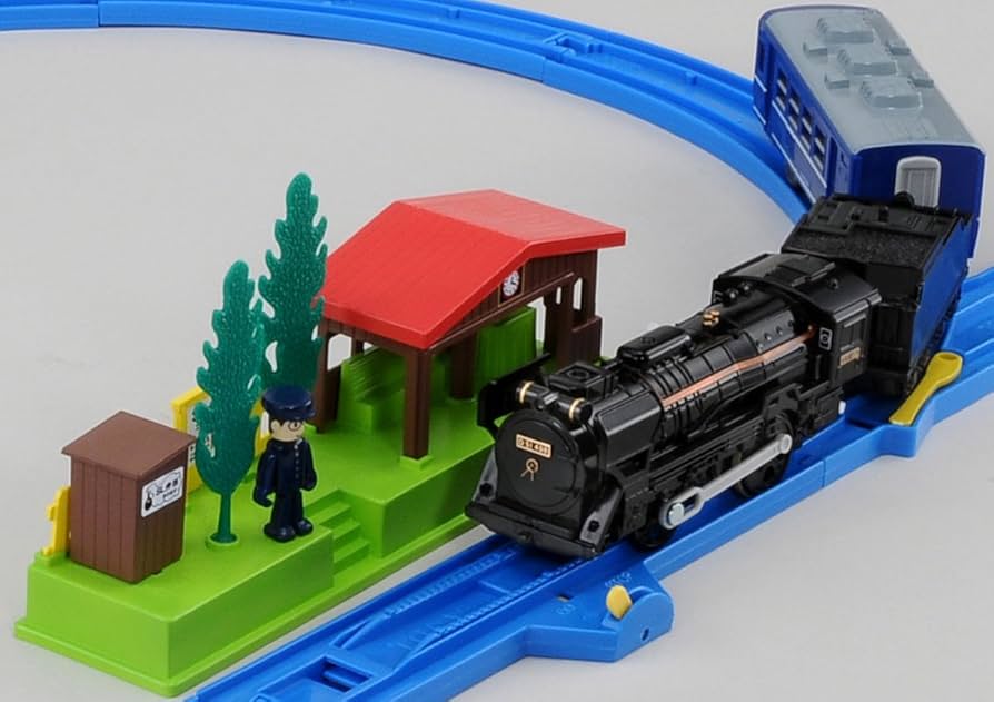 Amazon.co.jp: プラレール ライト付重装D51 498号機ベーシックセット