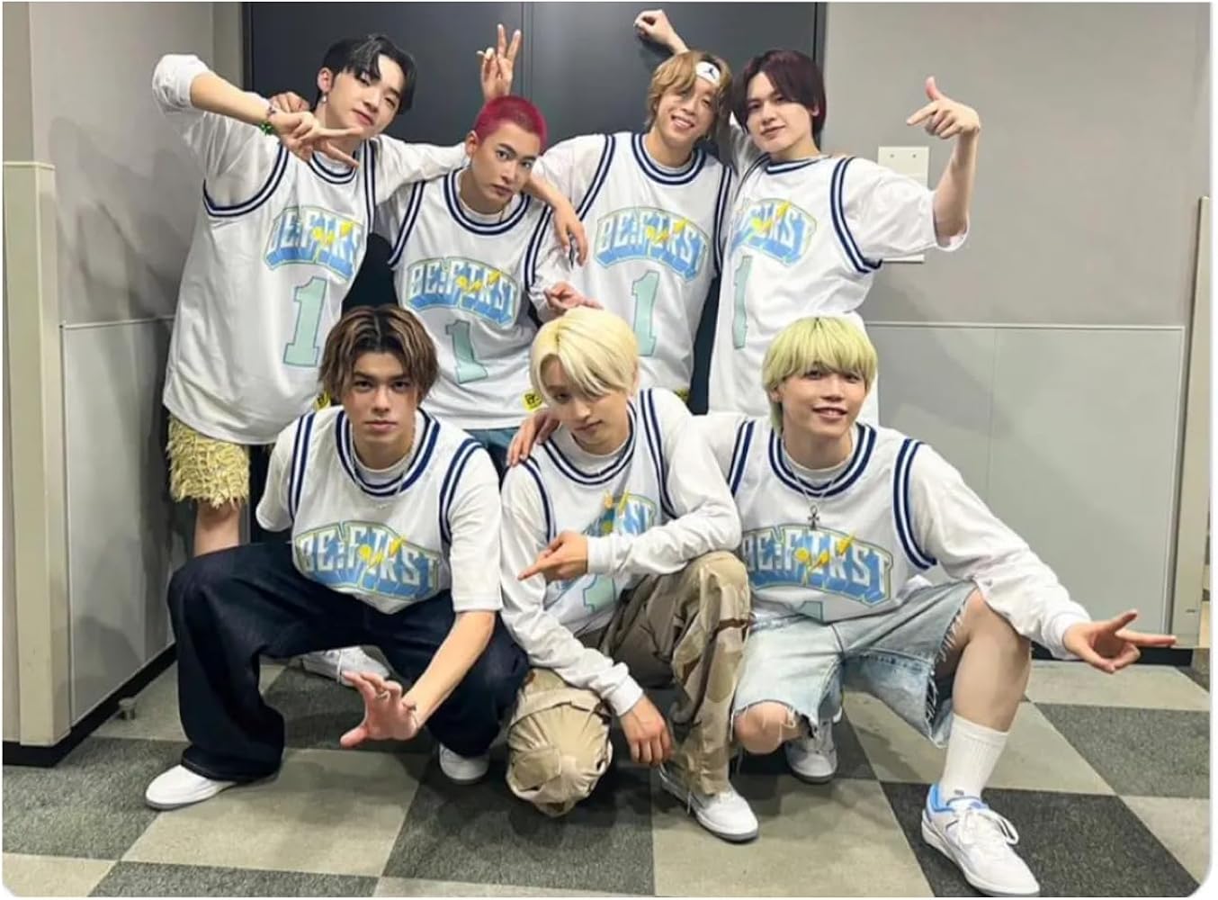 BE:FIRSTオリジナルバスケットボールジャージ Lサイズ Amazon | BE