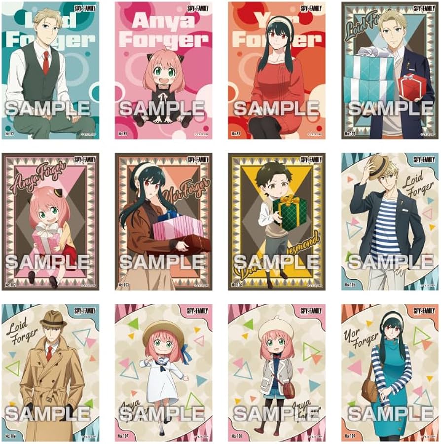 Amazon.co.jp: TVアニメ『SPY×FAMILY』 クリアカードコレクションガム4