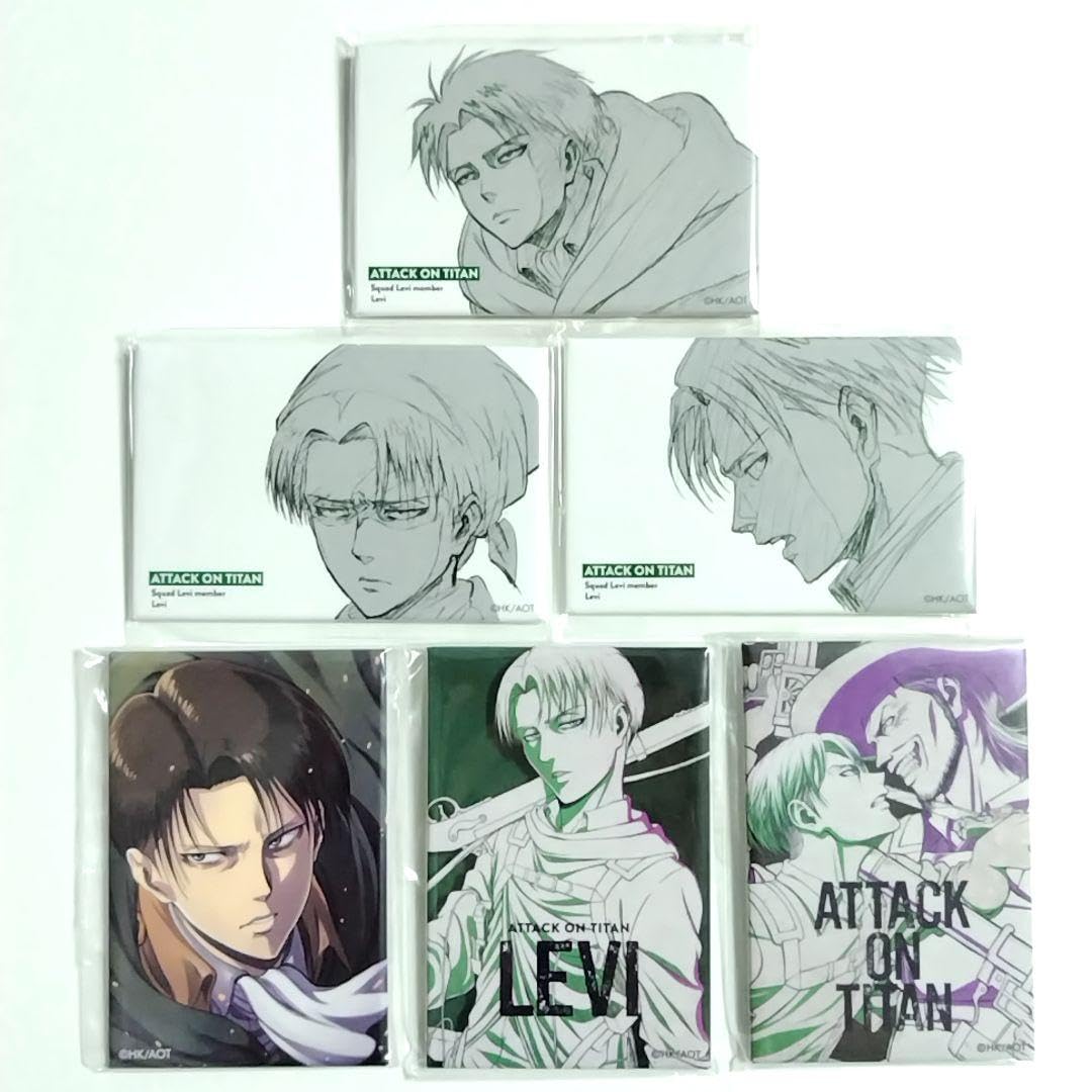 進撃の巨人 リヴァイ 缶バッジ 海 ver. 進撃の巨人 リヴァイ 描き