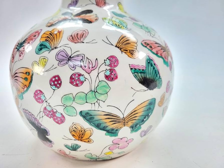 乾隆ガラス六角花瓶 【公式通販】