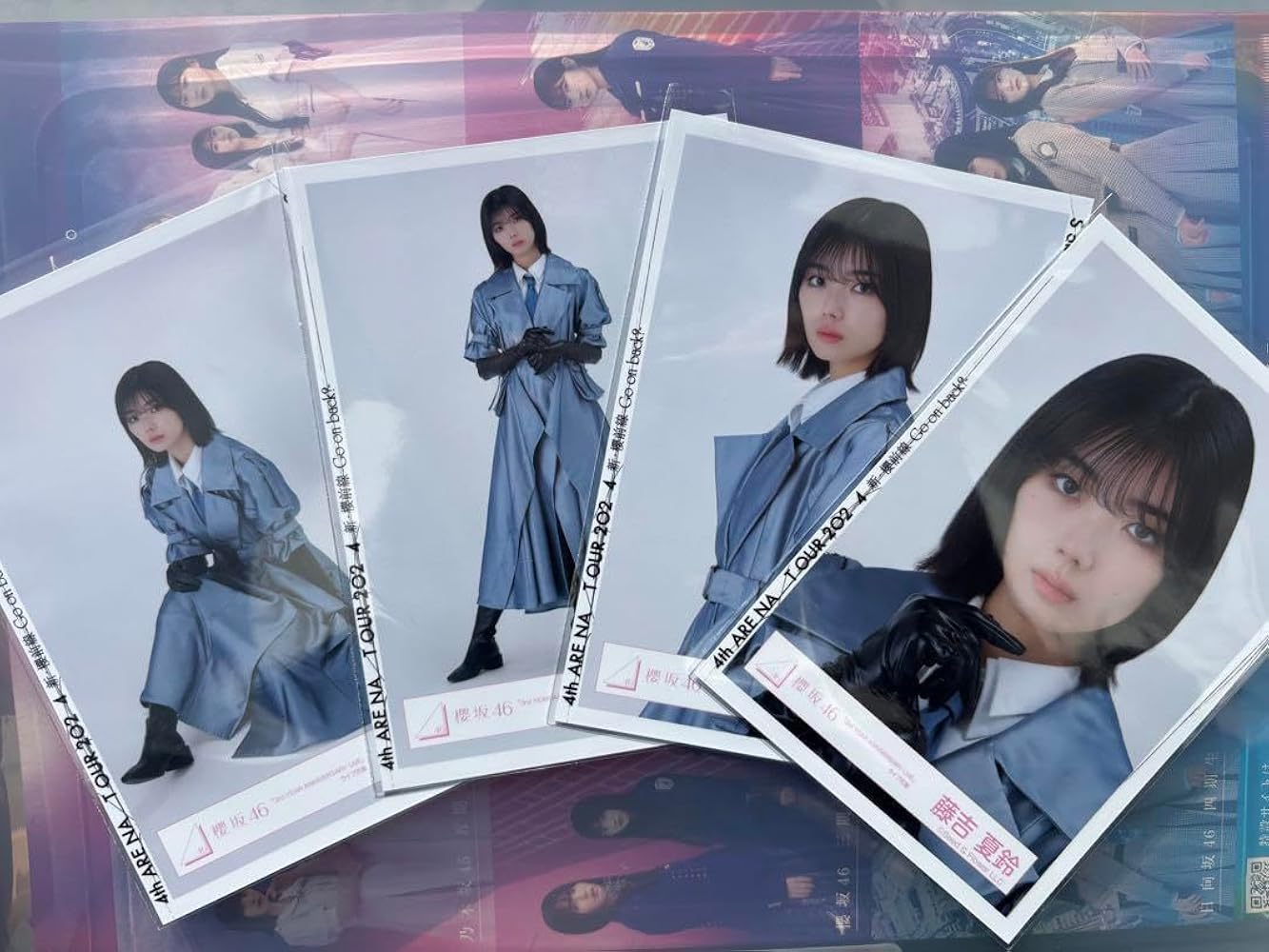 櫻坂46 藤吉夏鈴 生写真 3rd アニラ ライブ衣装 直筆 サイン チュウ 櫻