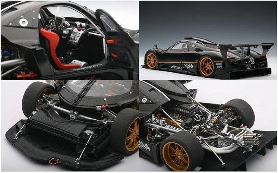 Amazon | AUTOart 1/18 パガーニ ゾンダ R (ホワイト/イタリアン