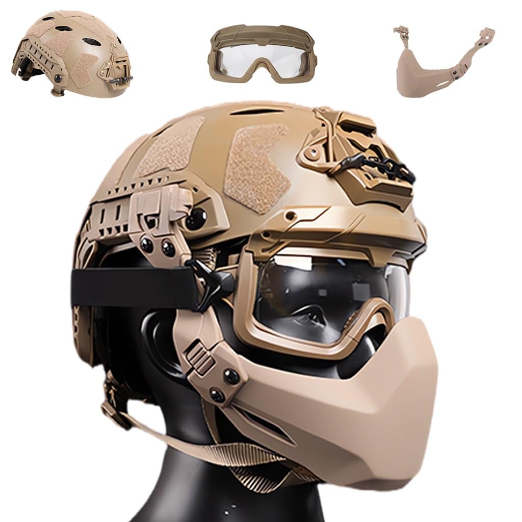 一点モノ】 SF風 タクティカル ヘルメット カスタム品 一点モノ】SF風