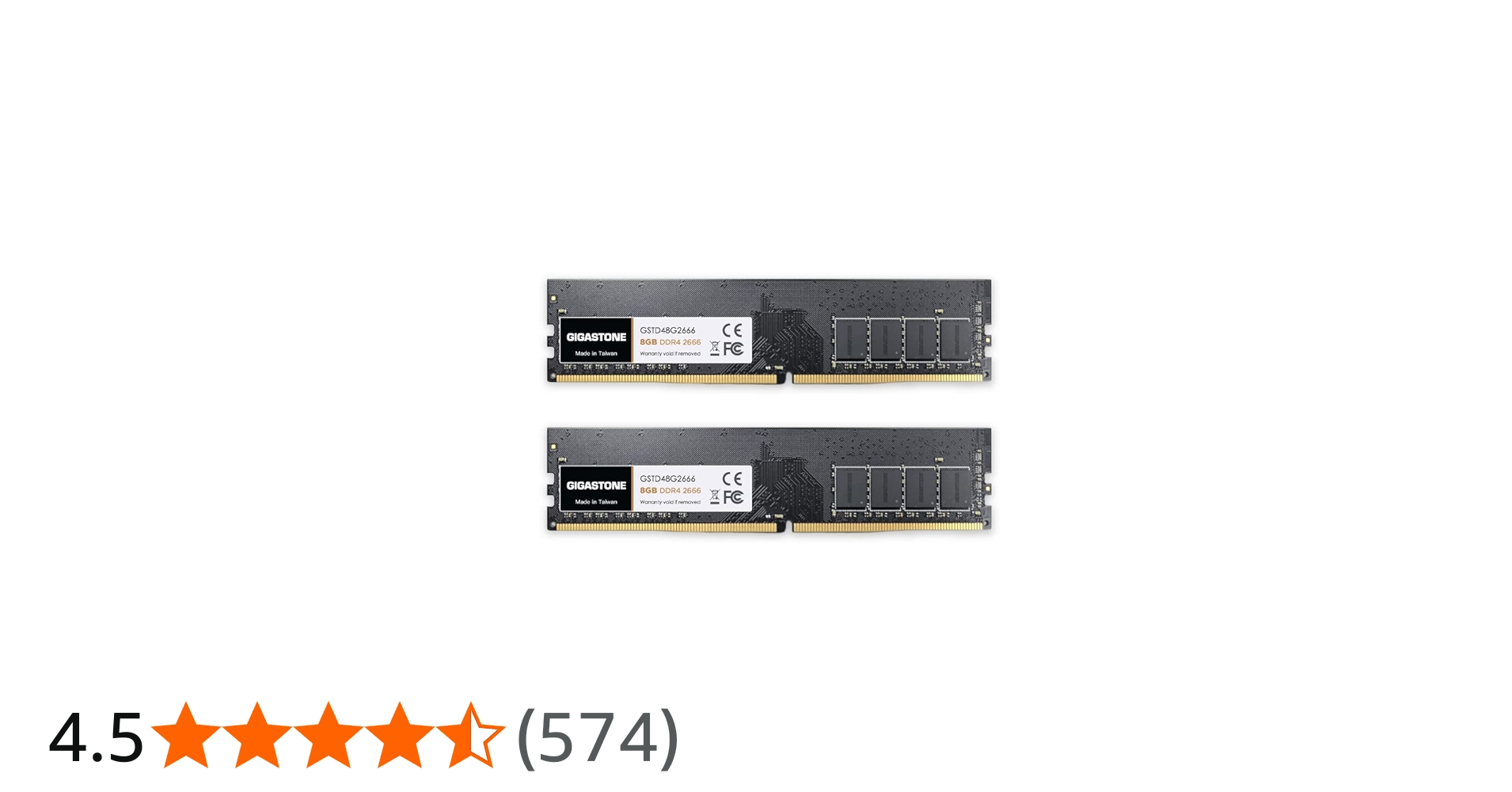 Amazon.co.jp: 【メモリ DDR4】GIGASTONE 8GBx2枚 (16GB Kit) DDR4