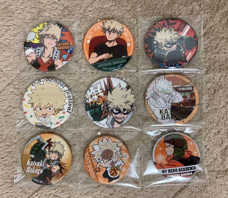 爆豪勝己 アニマル 缶バッジ ヒロアカ 爆豪 アニマル 缶バッジ 爆豪