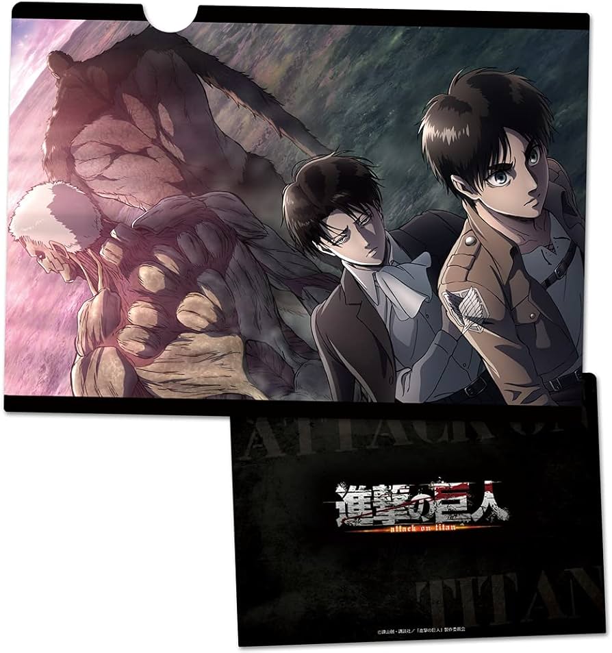 進撃の巨人 リヴァイ エレン ミカサ クリアファイル 進撃の巨人 クリア