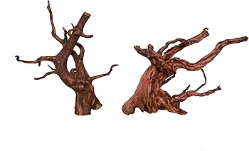 Amazon | 60cm水槽用 流木2本セット（ナチュラル色）【AQUASHOP