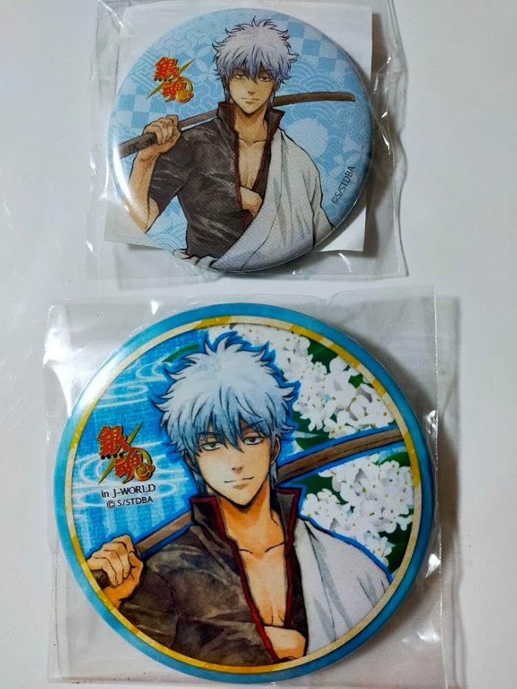 銀魂 坂田銀時 缶バッジ グッズ まとめ売り 坂田銀時 65mm缶バッジ 銀