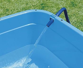 Amazon.co.jp: 新輝合成 トンボ 角型 タライ 水抜き栓付き ホース穴