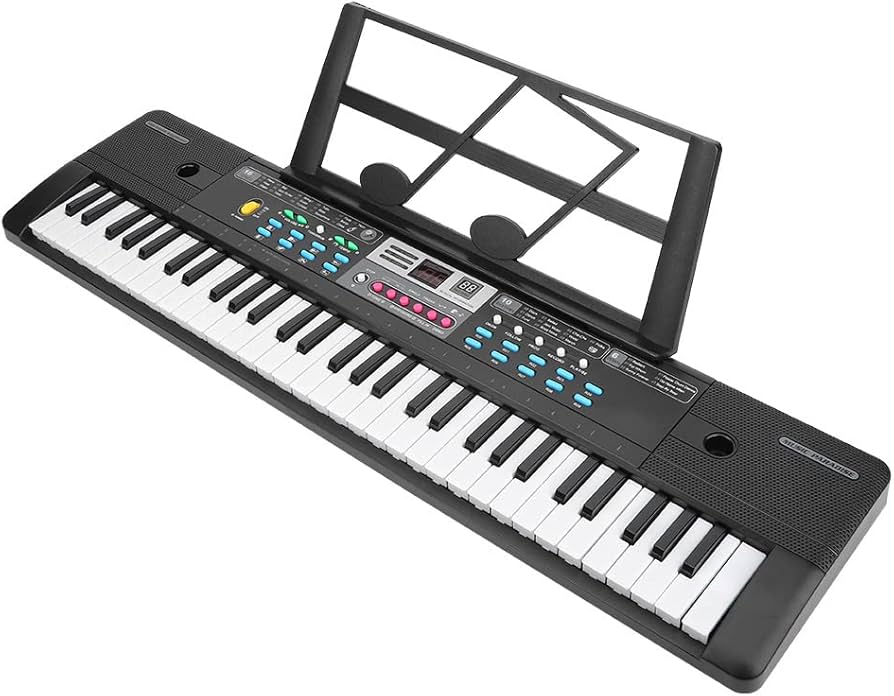 Amazon.co.jp: 電子キーボード 61ピアノキー スピーカーマイク付き 16