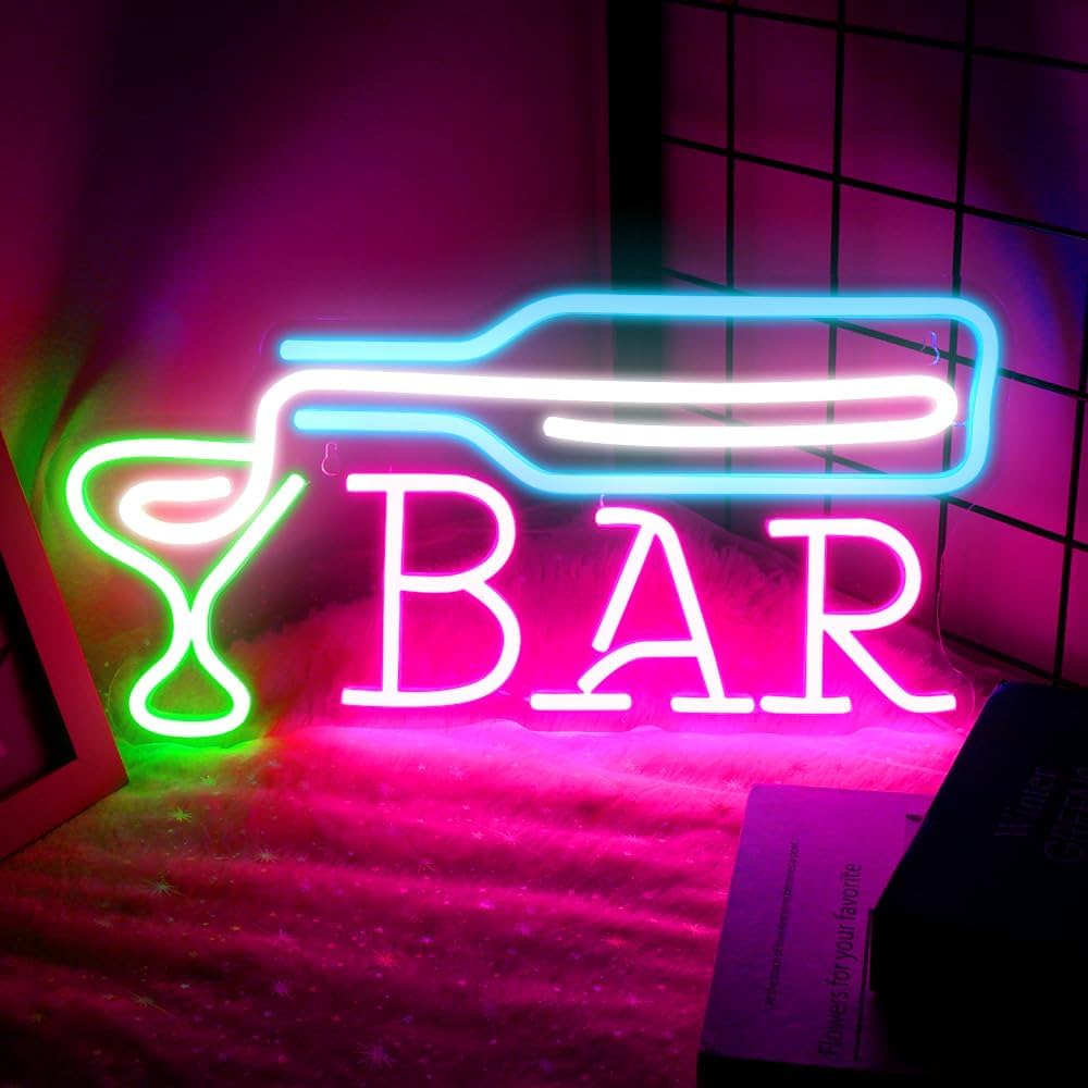 Amazon | IMEGINAバーネオンサイン BARライト 店舗看板 インテリア