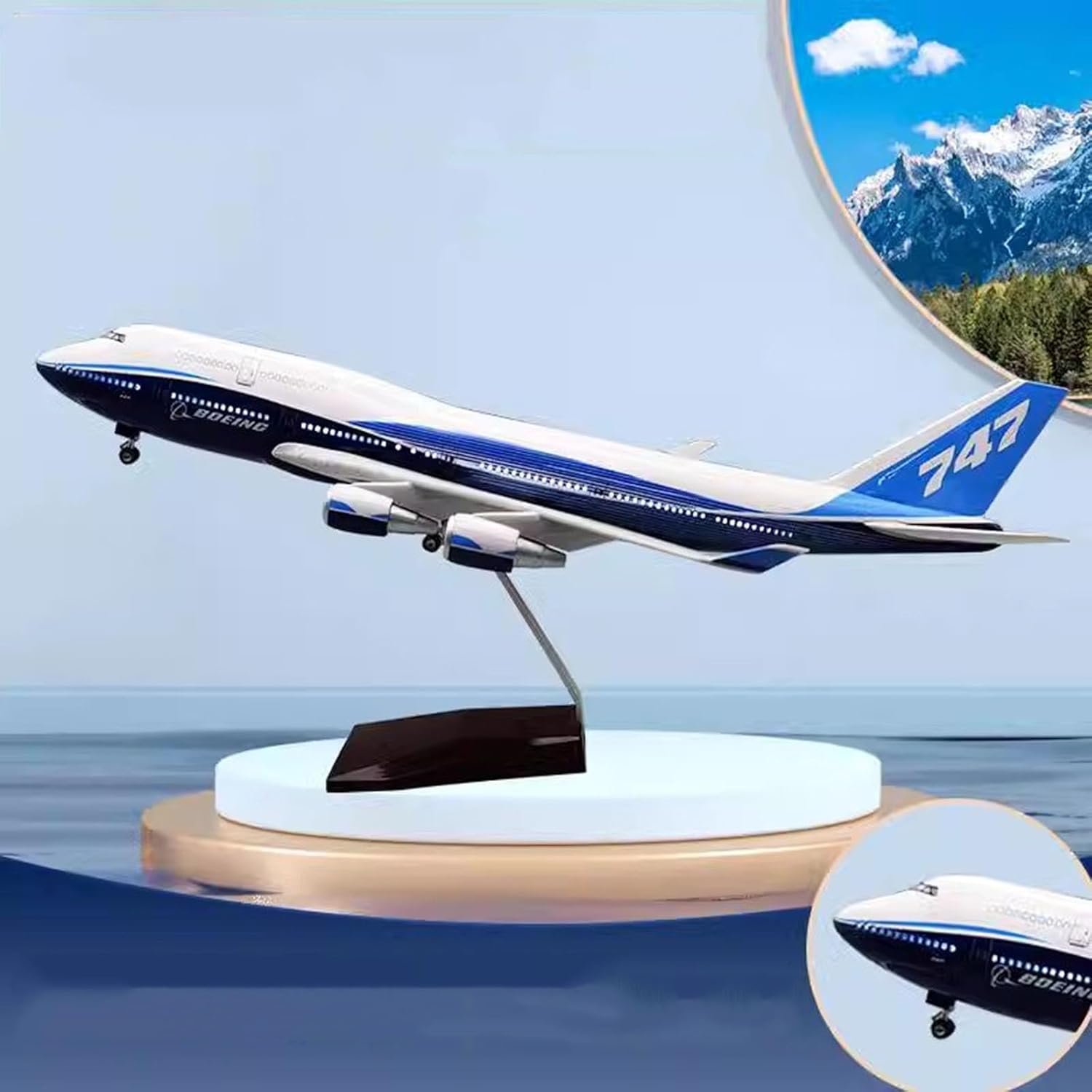 ボーイングプロトタイプシミュレーション航空機モデル1:150 18.5インチ