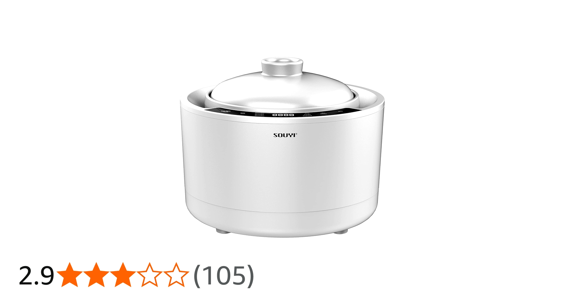 SOUYI 本格土鍋炊飯器 SY-150-WH 本格 土鍋炊飯器 全自動炊飯土鍋 土鍋