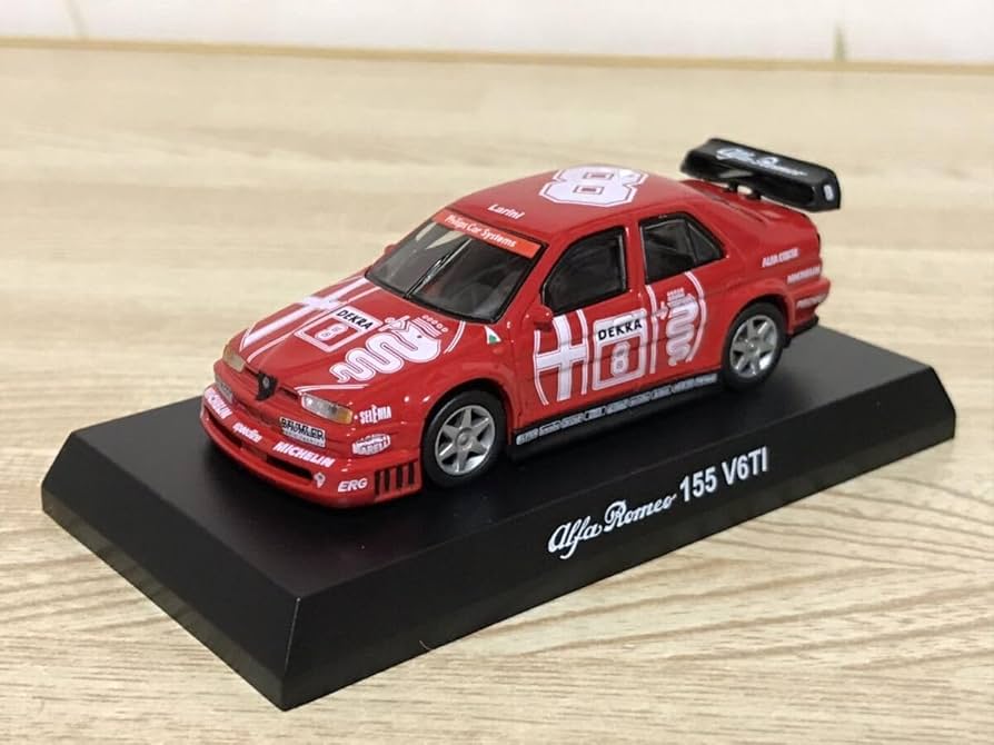 Amazon | 1/64 アルファロメオ 155 V6 TI レーシングカー ミニカー