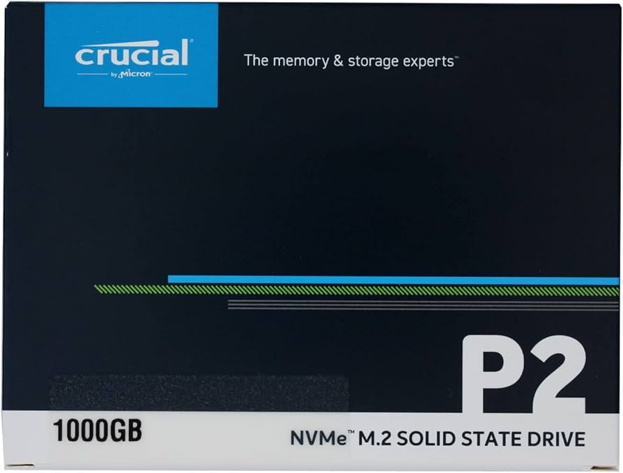 Amazon.com: Crucial Crucial P2 Series, 1TB (1000GB) 3D NAND NVMe