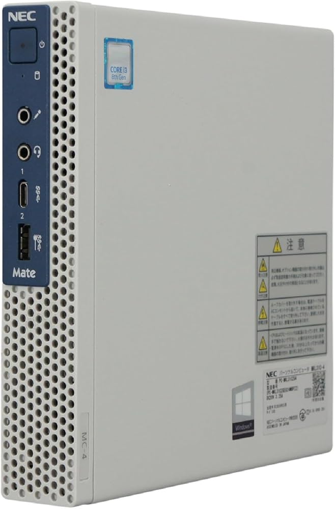 NEC 超小型/SSD/Win11 Pro 24H2/MKL31C-3 良品美品 NEC 超小型/SSD