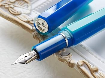 Amazon | WANCHER 万年筆 カレイドクイーン万年筆・ 水天 KALEIDO