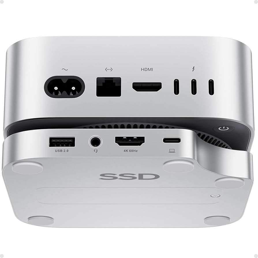 Amazon.com: PULWTOP Mac mini M4 Dock with 4TB M.2 SSD Enclosure