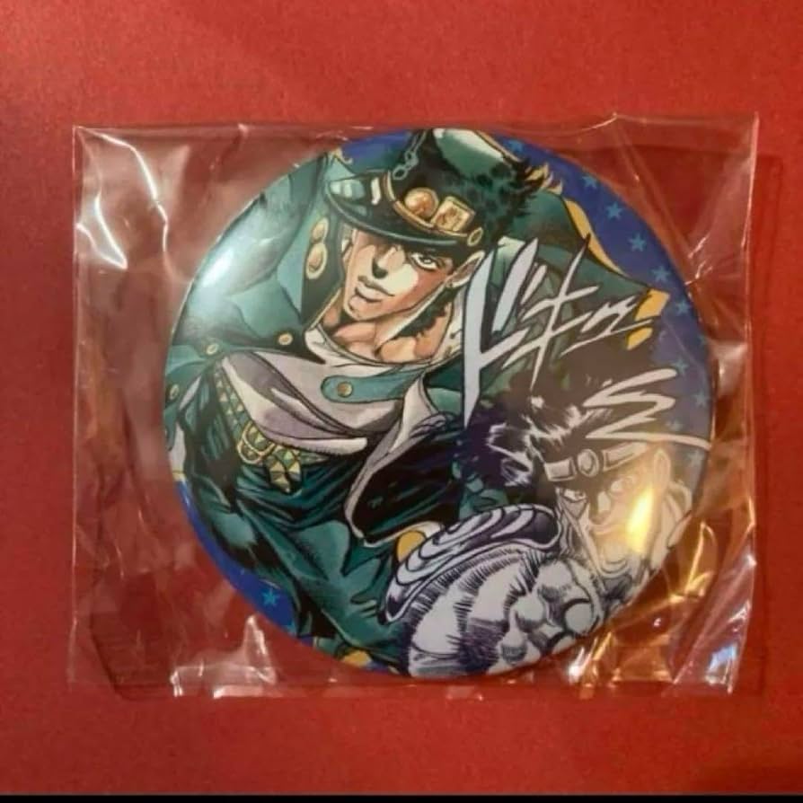 ジョジョの奇妙な冒険缶バッジ空条承太郎