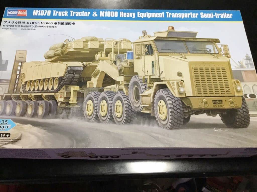 ホビーボス 1/35 アメリカ陸軍 M1070/M1000 重装備運搬車 Amazon