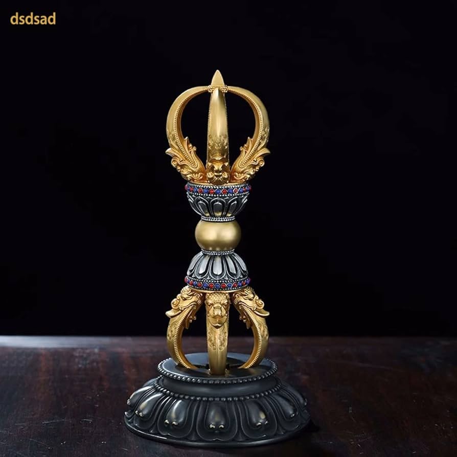 仏教美術 古銅 五鈷杵 密教 法具(K-LC971) 仏教美術 古銅 五鈷杵 密教