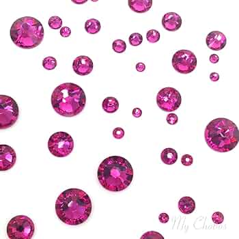 Amazon.com: FUCHSIA (502) hot pink 144 pcs Swarovski 2058/2088