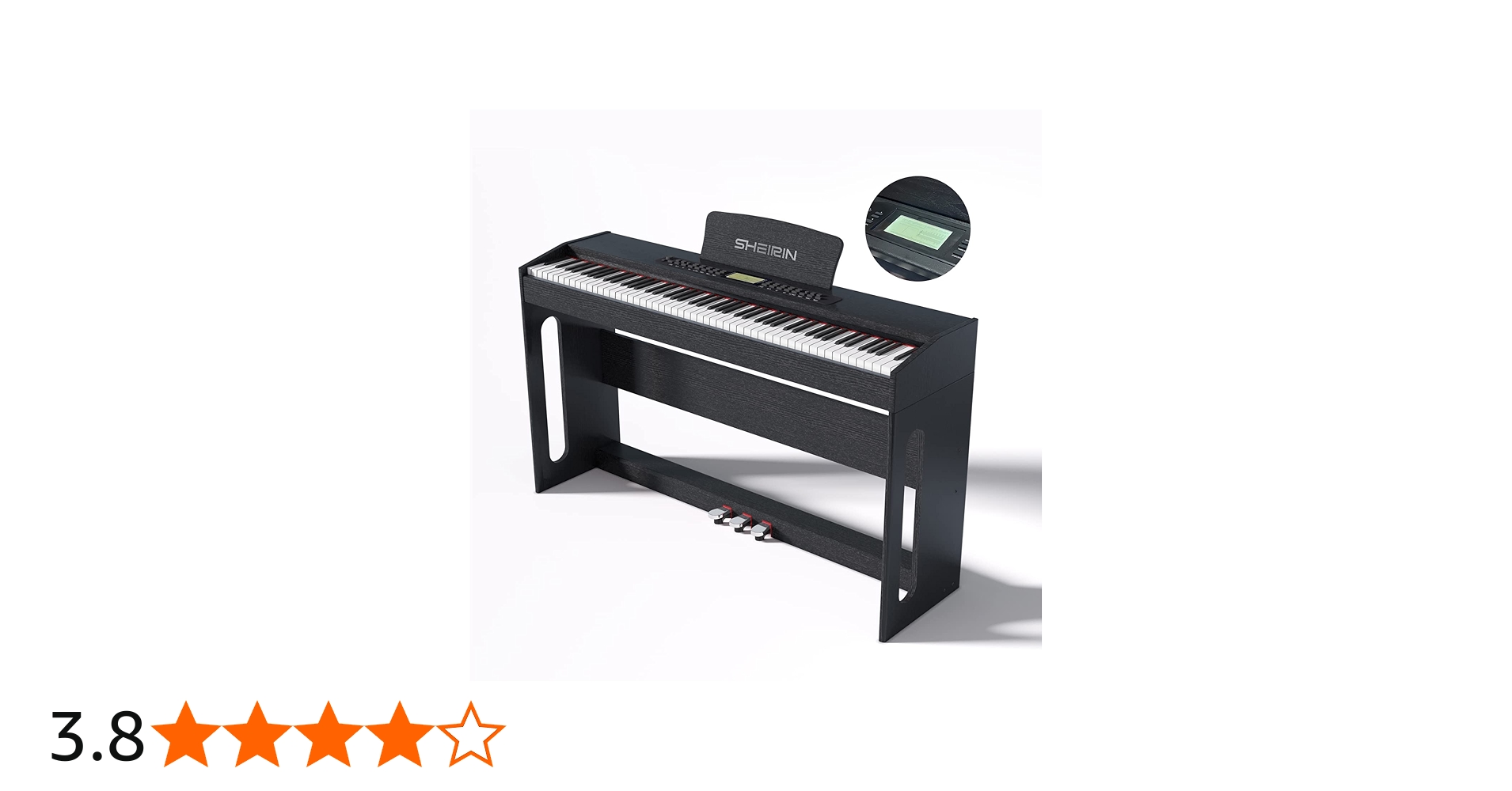 Amazon.co.jp: SHEIRIN 電子ピアノ 88鍵盤 タッチ 本物 人気