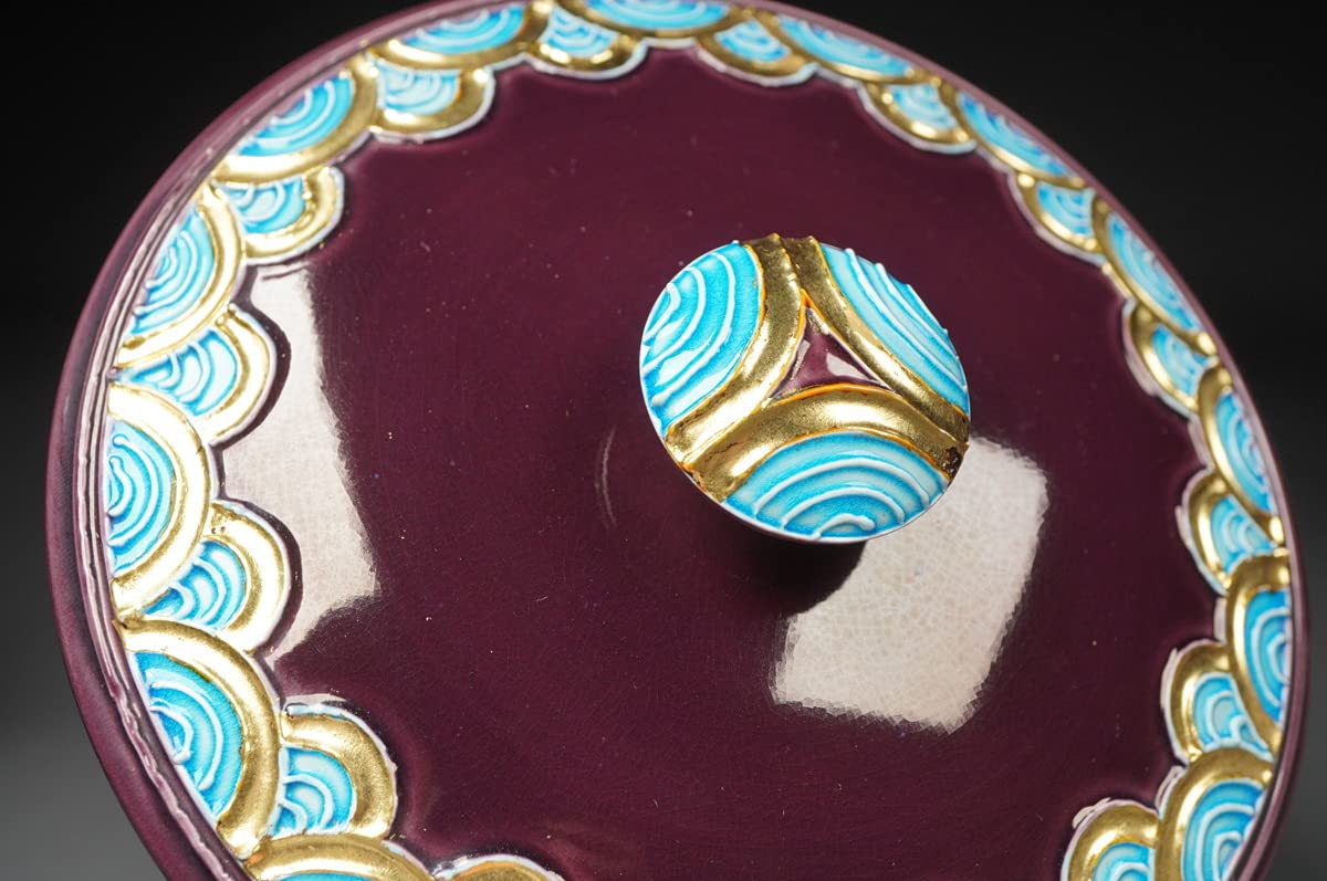 茶道具/泉香立/交趾手龍文泉香立/平安妙見作-XG-5 茶道具/泉香立/交趾