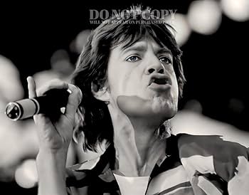 Amazon.co.jp: ミック・ジャガー写真8 X 10 - 壮大な1982年のライブ