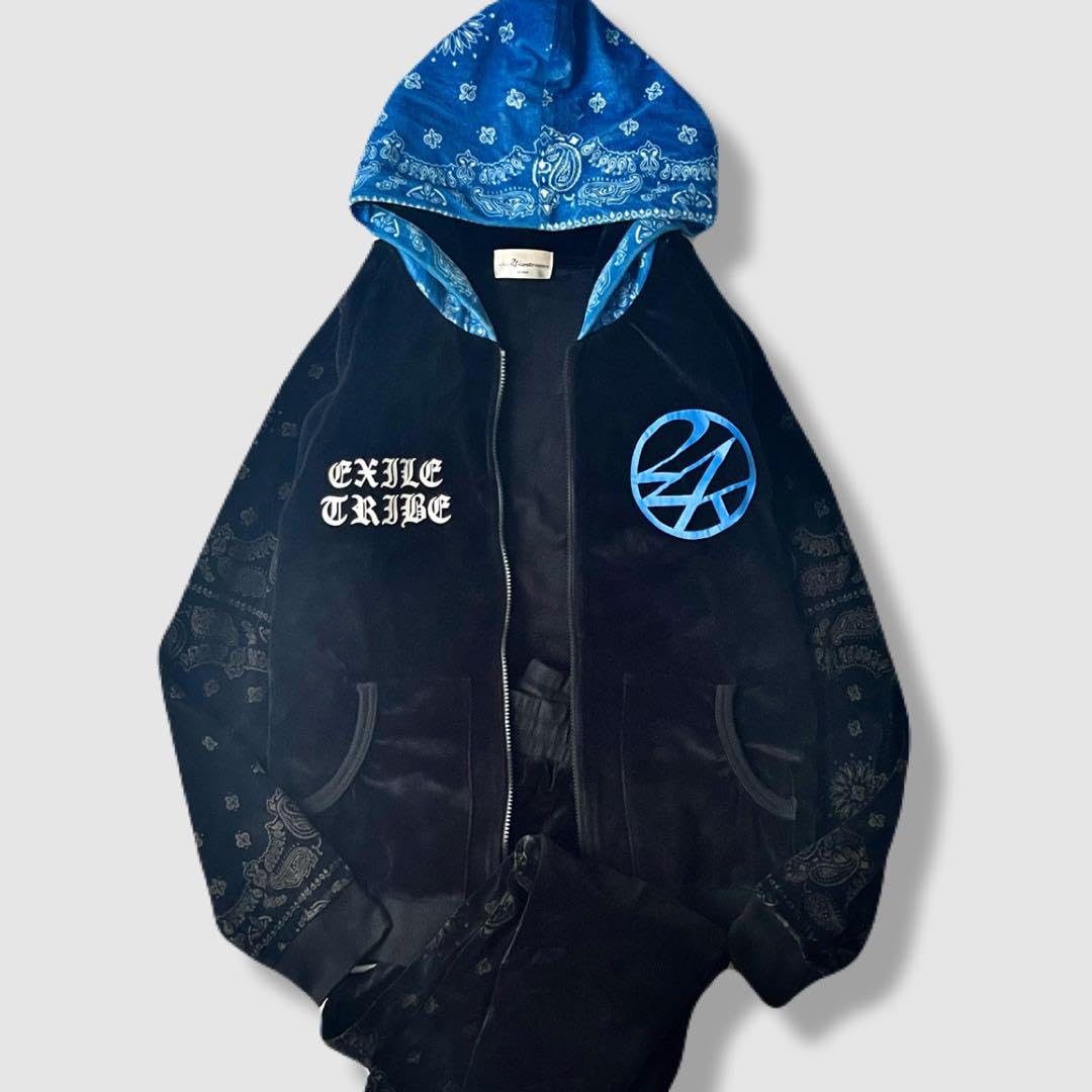 24karats ベロアセットアップ FANTASTICS XL 上衣のみ 24karats ベロア