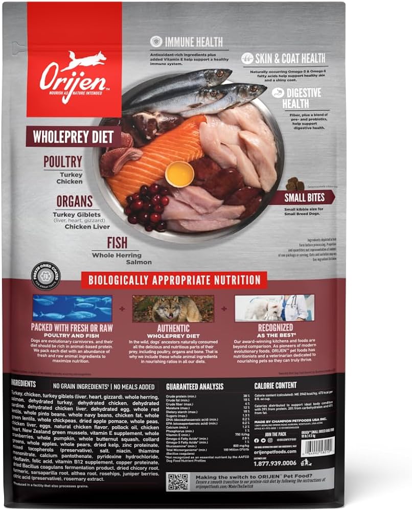 Amazon.co.jp: オリジン スモールブリード ドッグフード 4.5kg