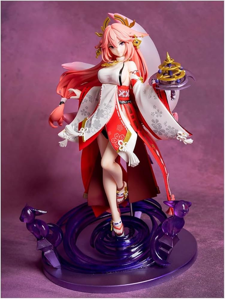 Amazon.co.jp: 八重神子 フィギュア 原神 やえみこ 塗装済み完成品