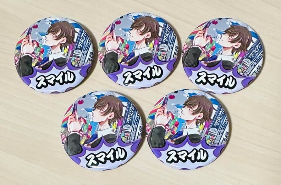 ワイテルズ スマイル 缶バッジ ワイテルズスマイルpop up ストア 缶