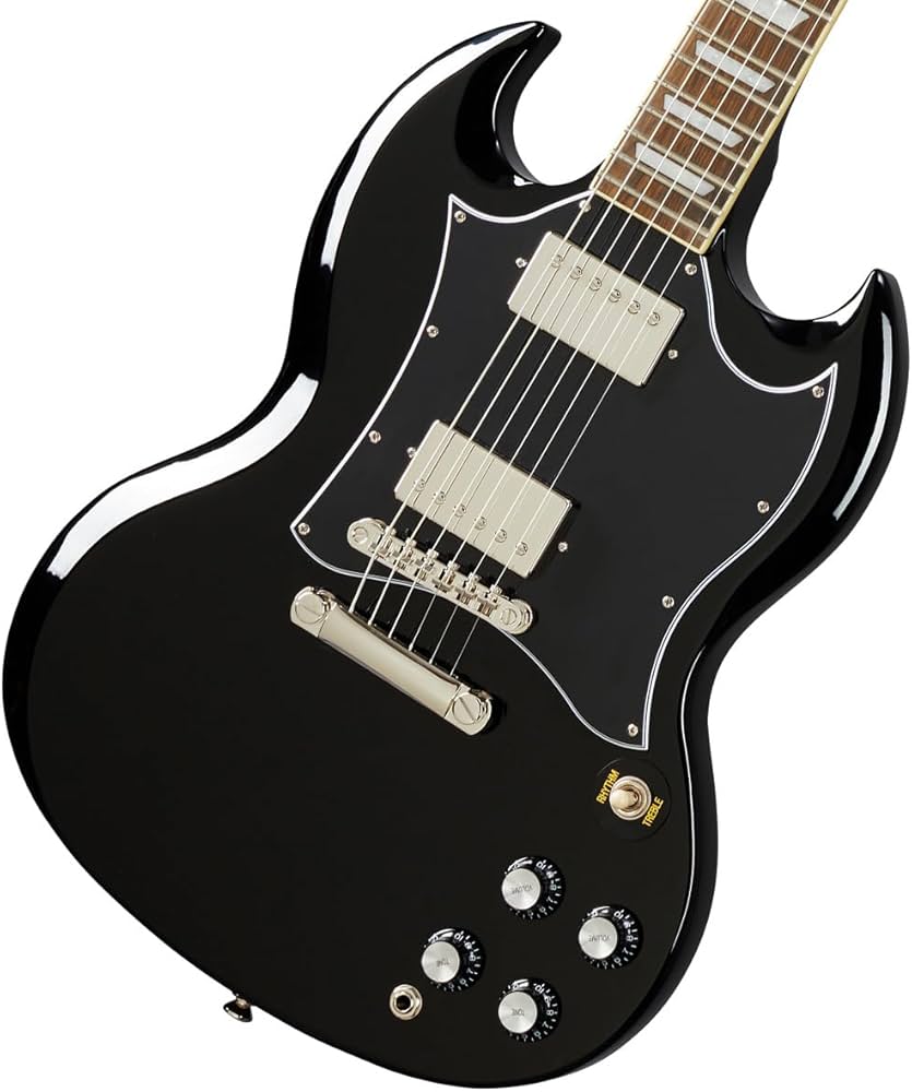 Amazon | Epiphone/Inspired by Gibson SG Standard Ebony エピフォン