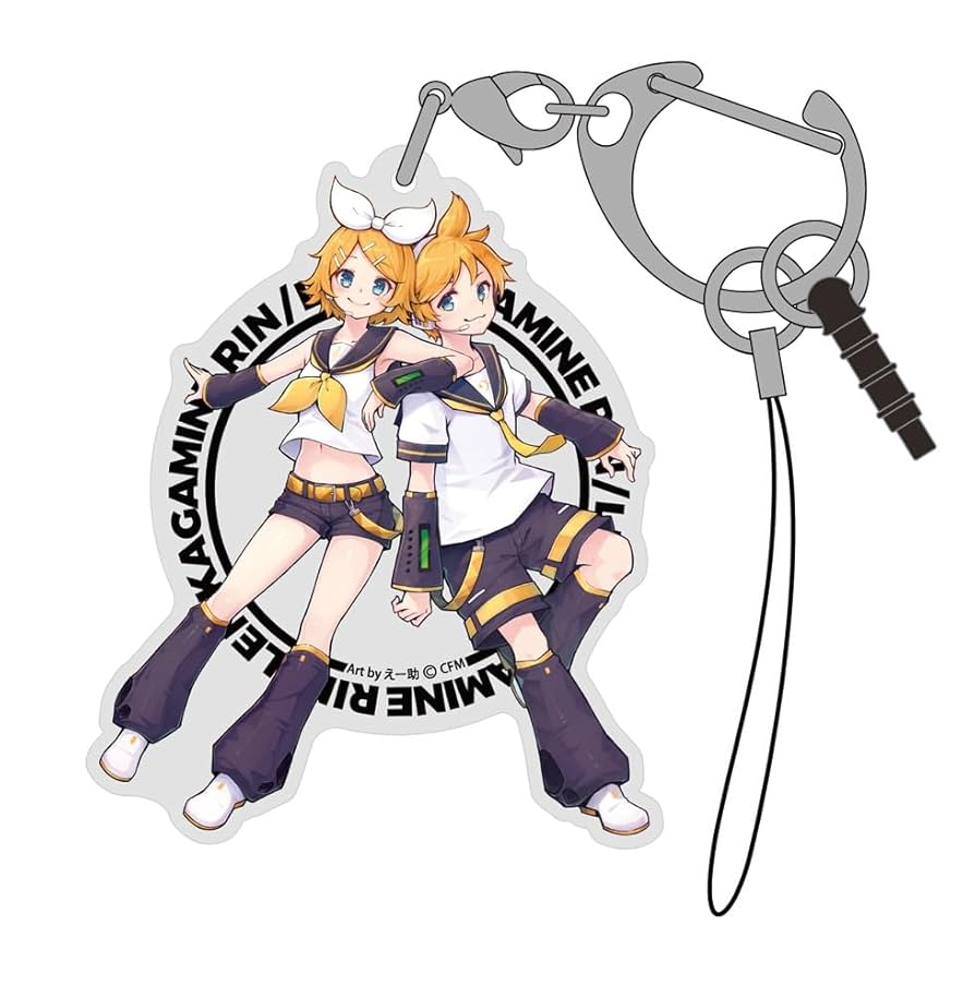 HOT ! 鏡音リン 鏡音レン two you 缶バッジ くじ アクリル【鏡音リン