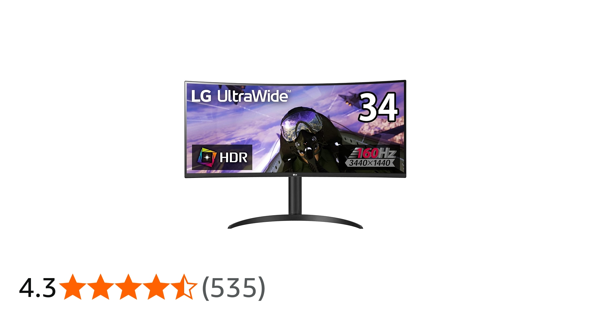 Amazon.co.jp: LG ゲーミング モニター UltraGear 34WP65C-B 34インチ