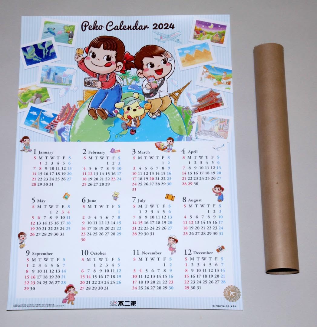不二家ペコちゃん カレンダー ポスター 【公式通販】