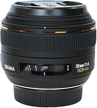 Amazon.com : Sigma 30mm f/1.4 EX DC HSM Lens for Nikon Digital SLR