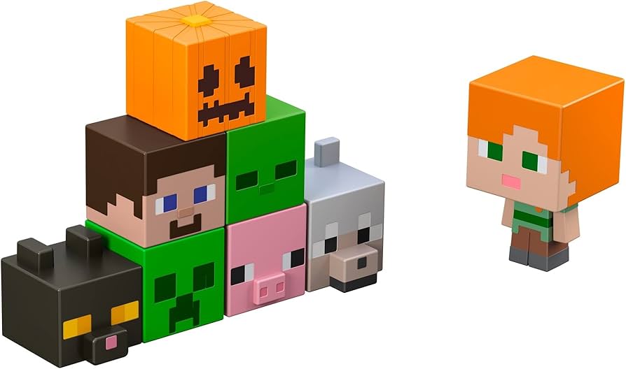Amazon | マインクラフト(MINECRAFT) モブヘッド ミニフィギュア ミニ