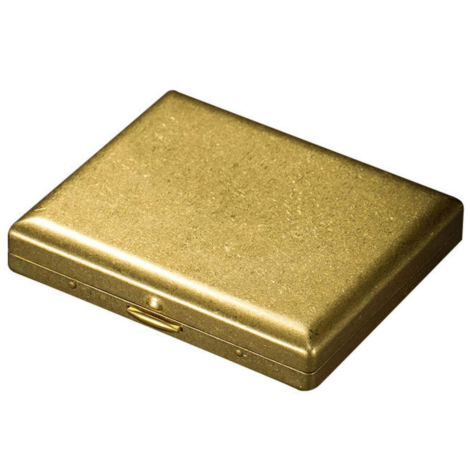 Amazon | 真鍮製シガレットケース ダブルサイドスプリング ポータブル