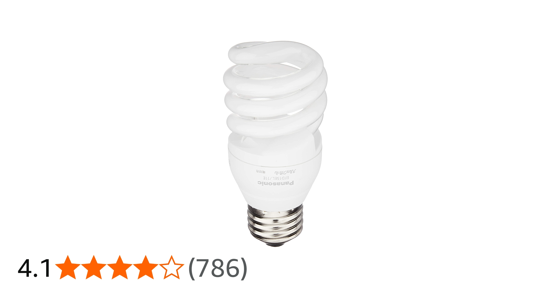 Amazon | パナソニック 電球形蛍光灯 パルックボール 電球60W形相当