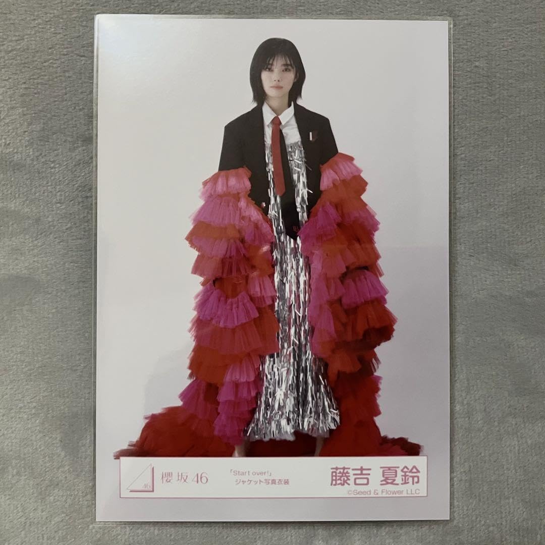 櫻坂46 Start over! フォトビックTシャツ藤吉夏鈴XL サイズ
